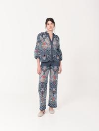 ROBIN BLOUSE VINTAGE BLUE
