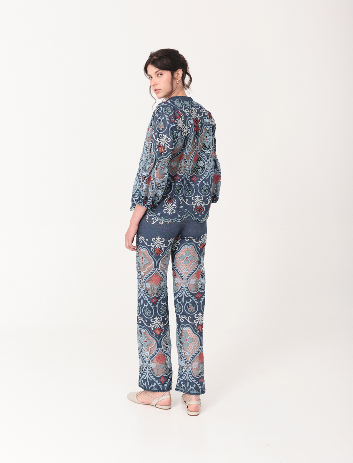 ROBIN BLOUSE VINTAGE BLUE