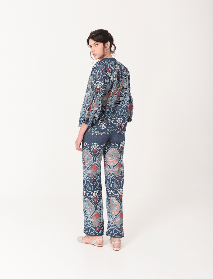 ROBIN BLOUSE VINTAGE BLUE
